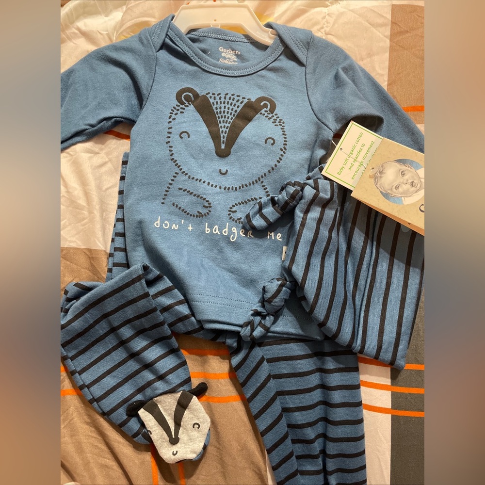 NWT 3/6m 3pc set